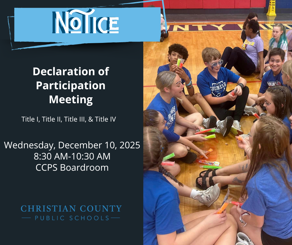 Declaration of Participation Meeting Graphic