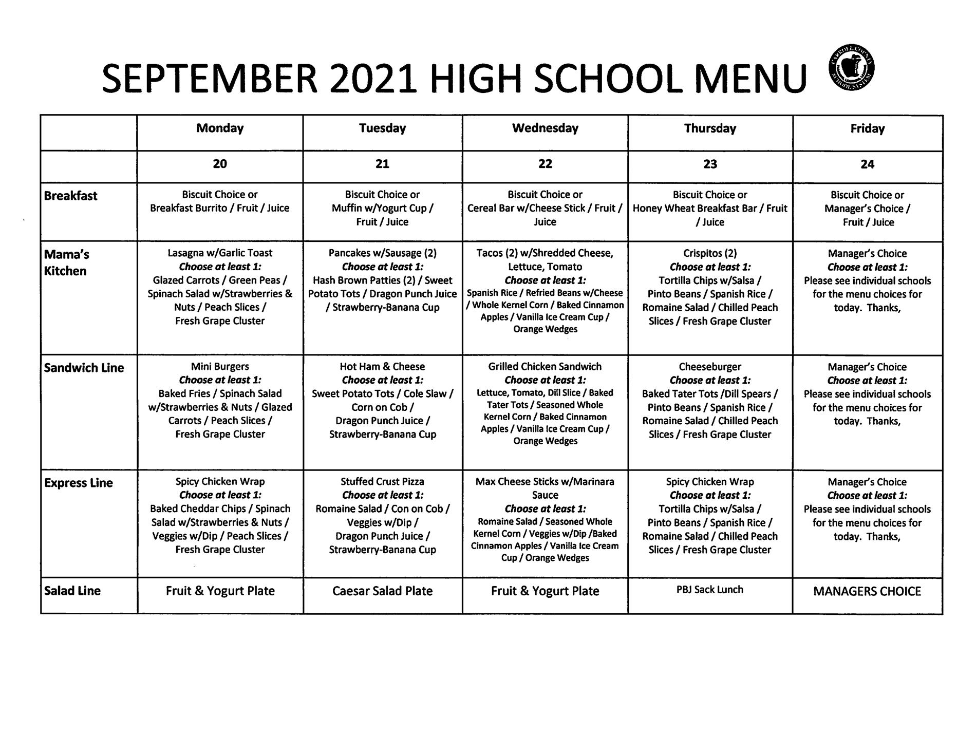 Cafeteria