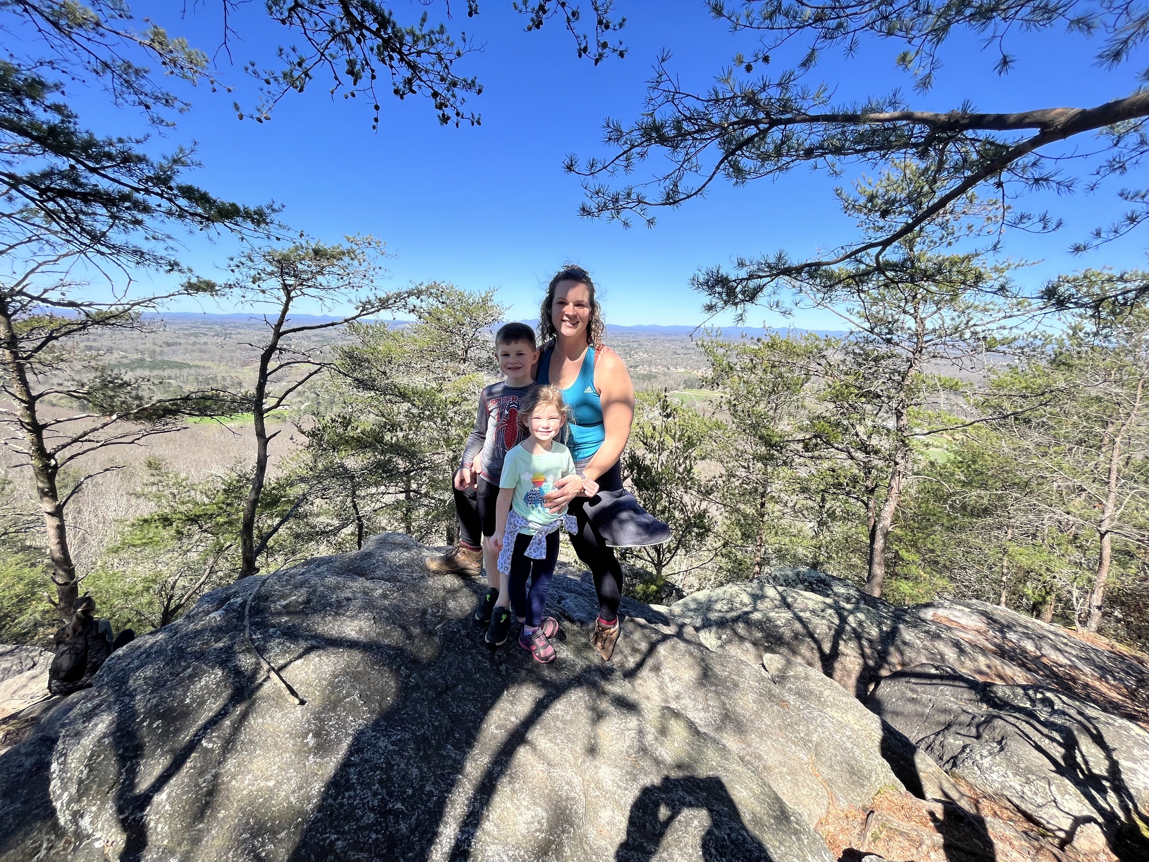 Hiking with my kids