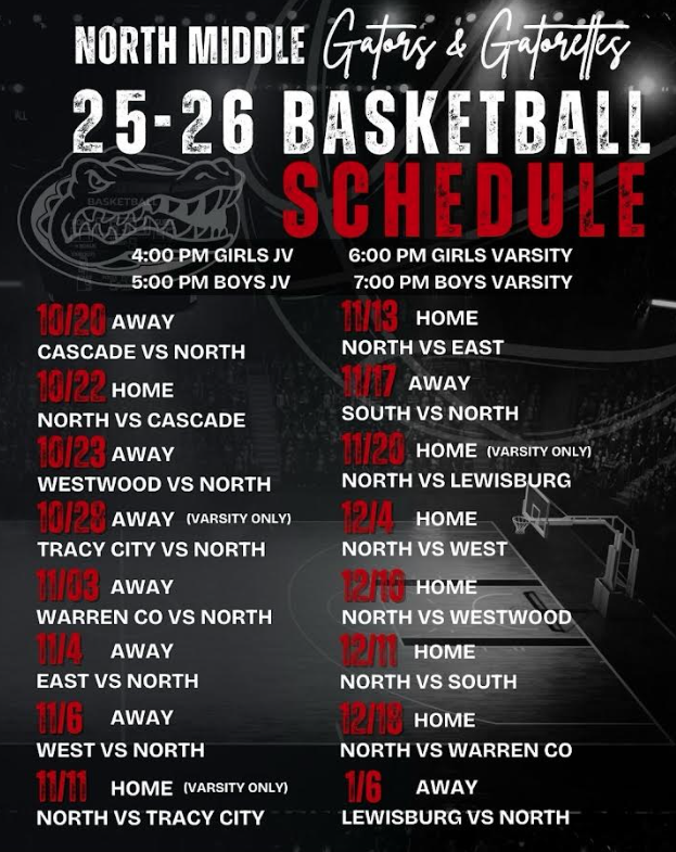 25-26  Basketball Schedule
