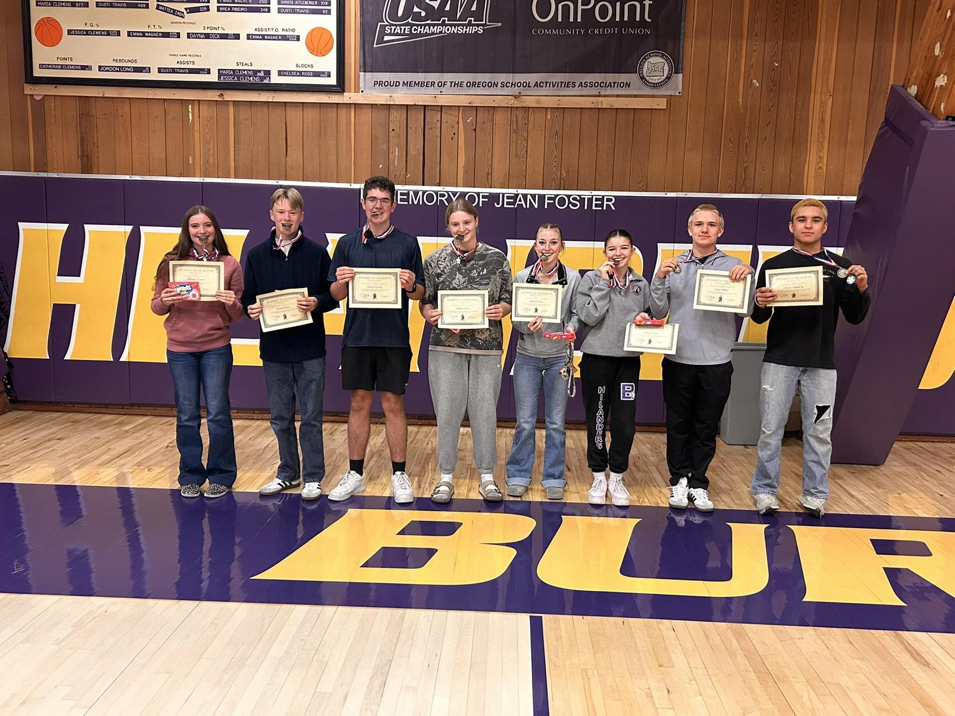 student of the month