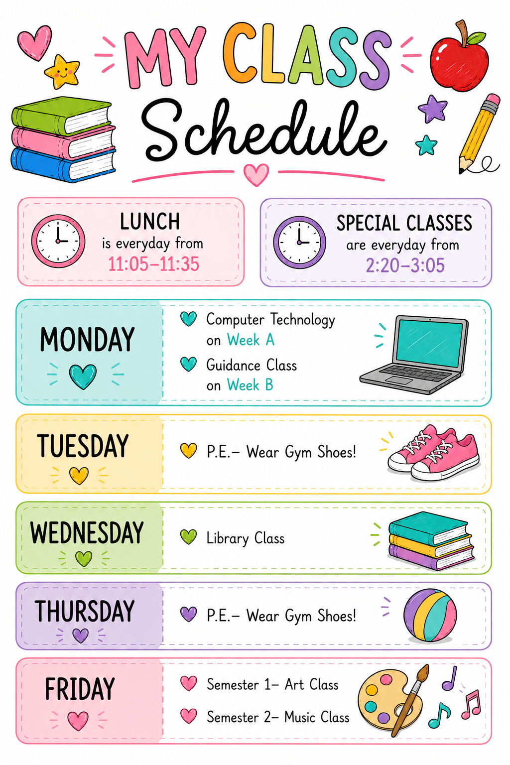 schedule