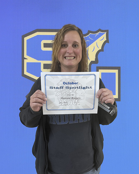 Mrs. S. Rodgers, October Staff Spotlight