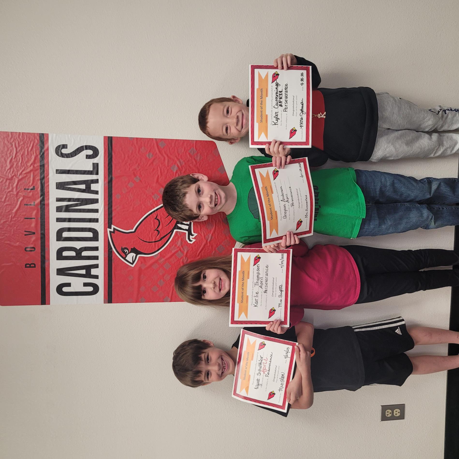 April students of the month