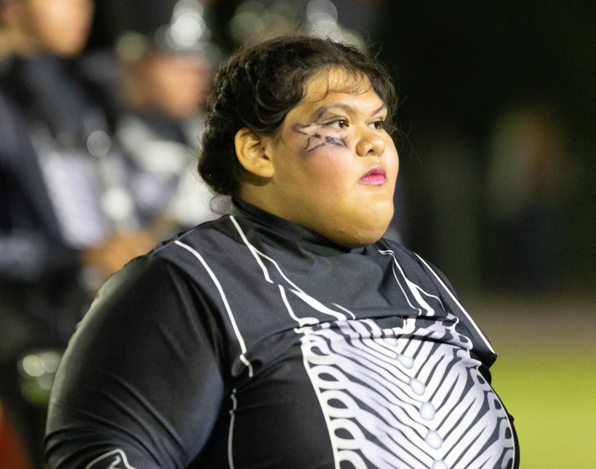 Ingram Tom Moore High School marching band performance in the Bandera game.