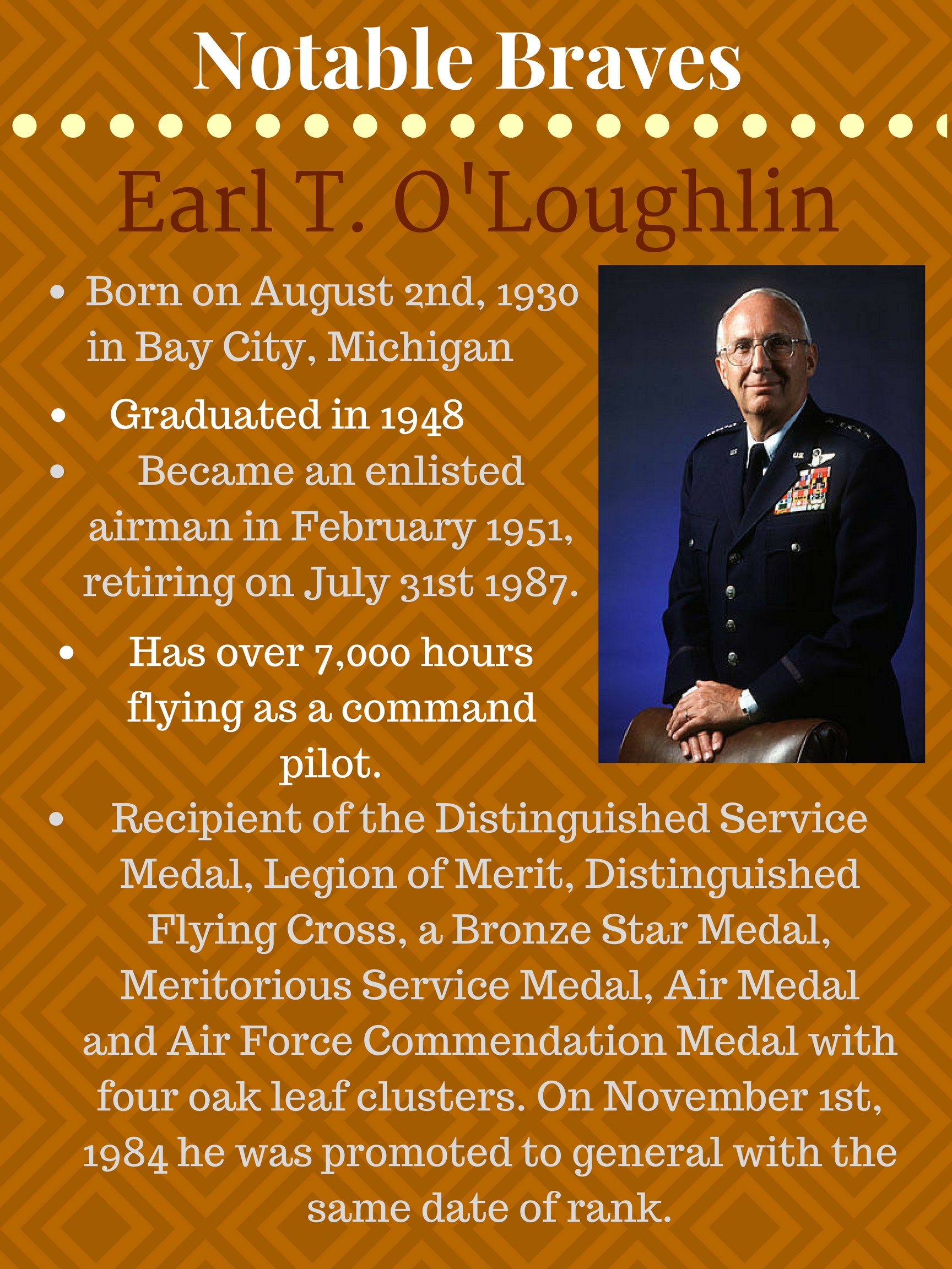 Notable Brave Earl O'Loughlin