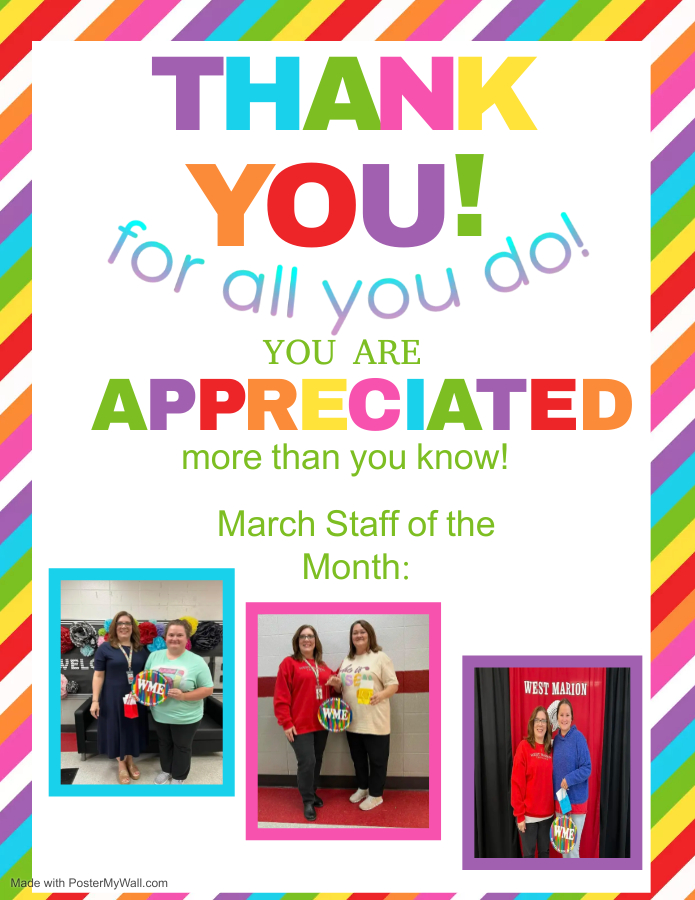 March Staff of the month