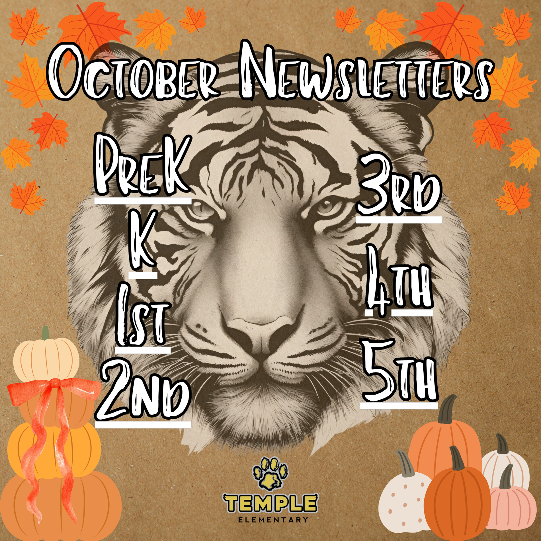 October Monthly Newsletters