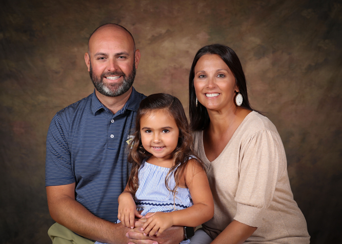 Justin Flowers and family