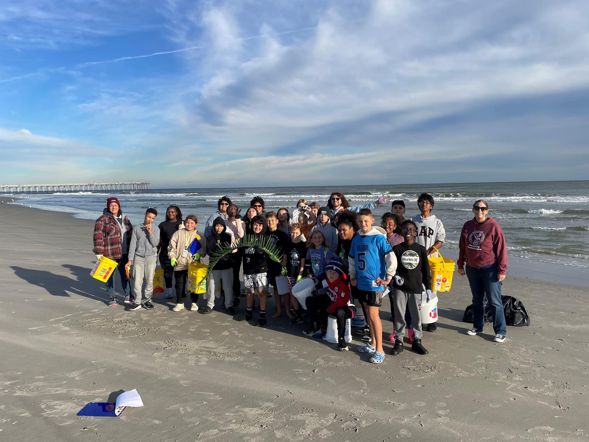 VECC Beach cleanup Oct 2024