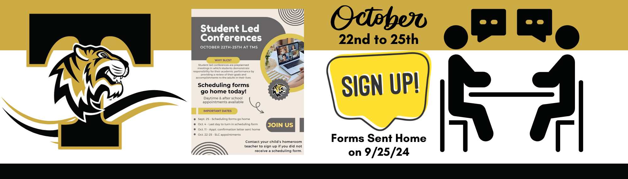 Student Led Conferences are October 22-October 25