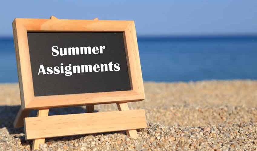 Summer Assignments 