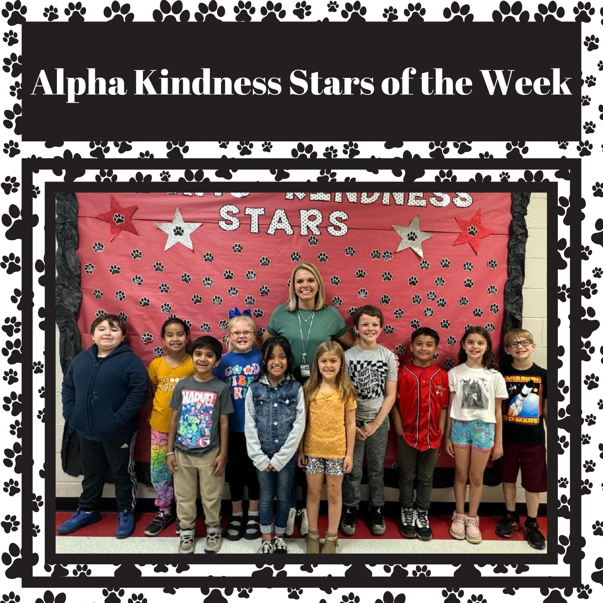 Alpha Kindness Stars of the Weeks