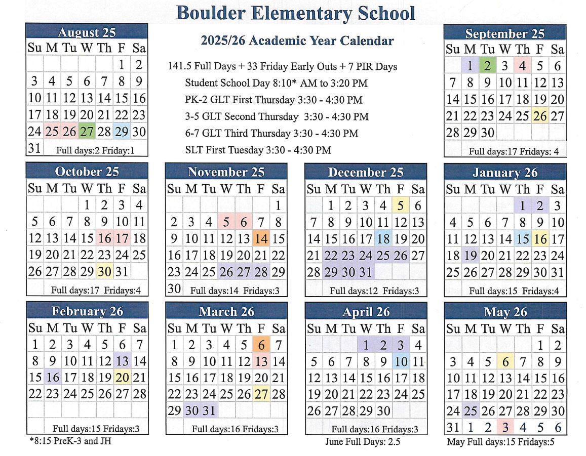 Academic Calendar