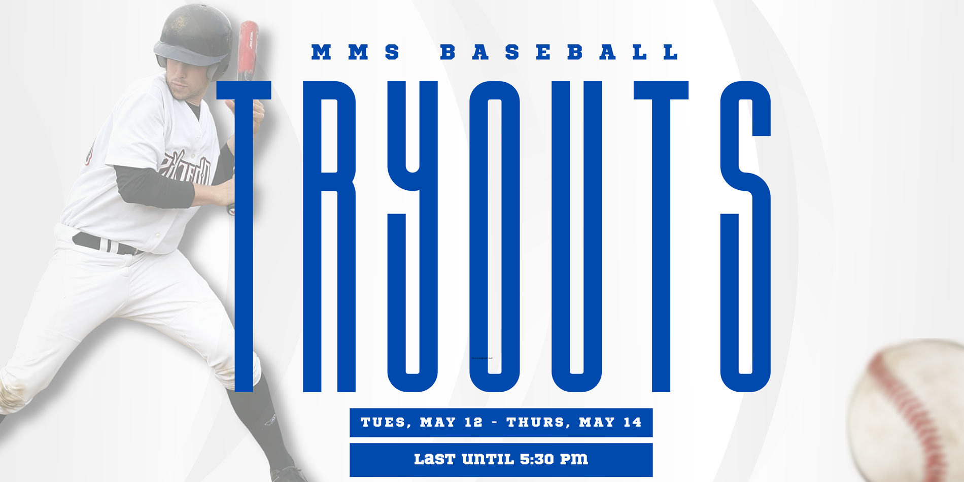 Baseball Tryout Announcement