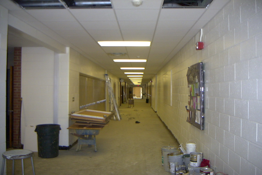 senior hallway looking west