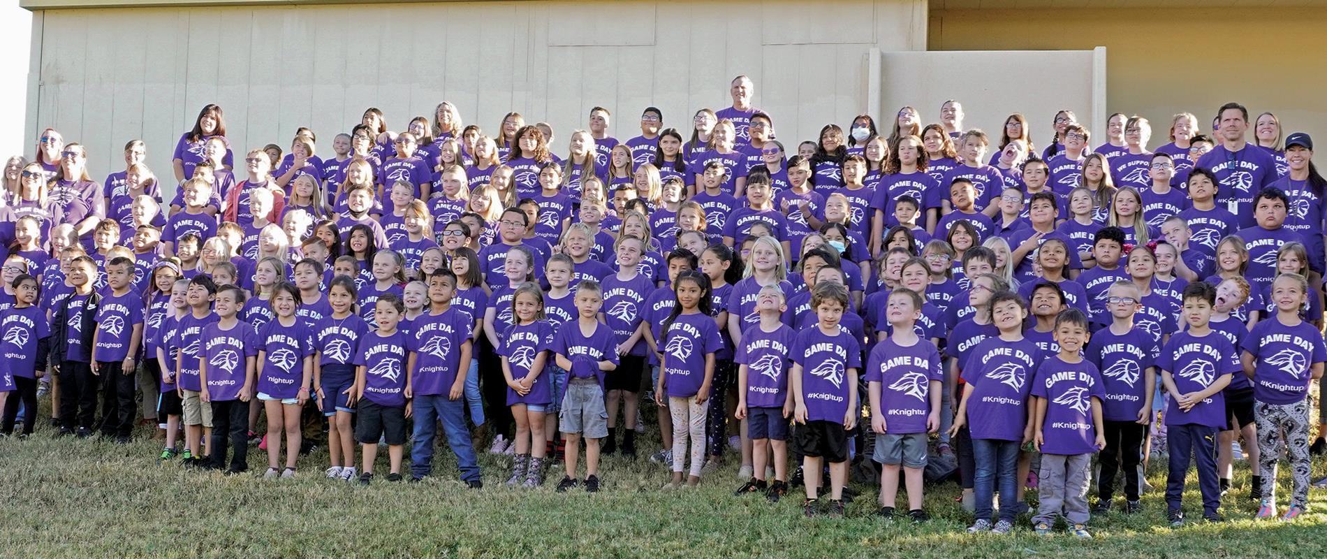 Students and Staff at Havasupai Elementary support LHHS Game Day