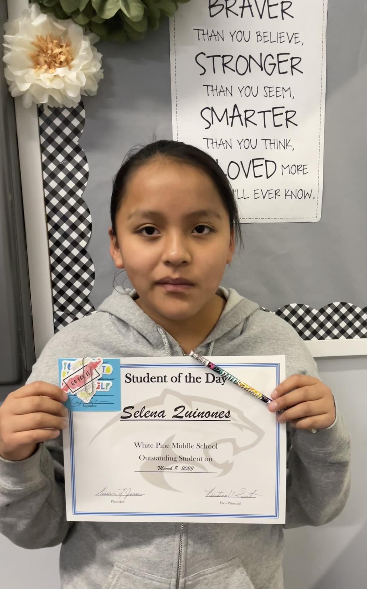 Student of the Day 03/08/2023