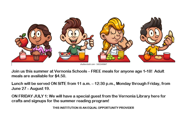 Summer Meal Program Flyer