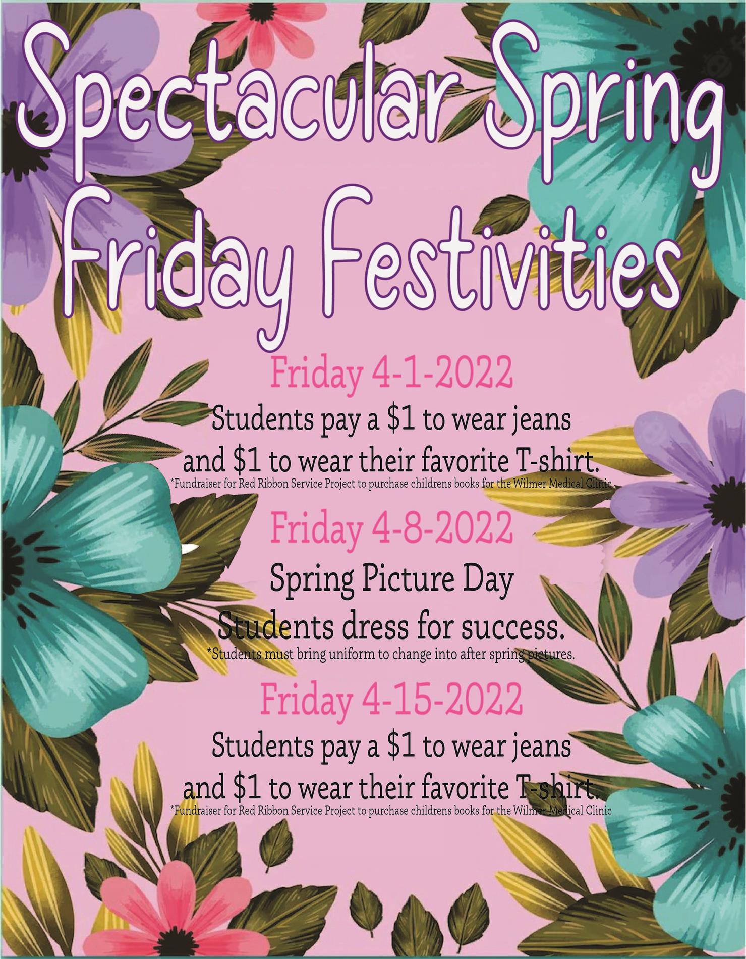 April Friday Festivities Flyer