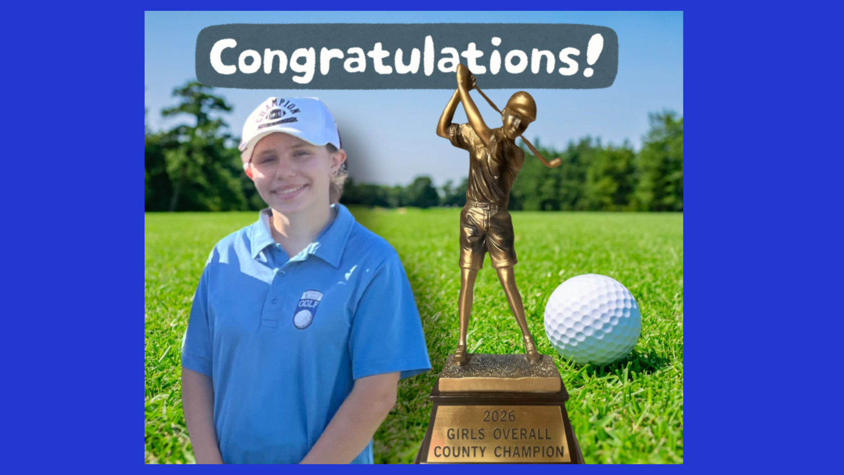 Golf Congratulations