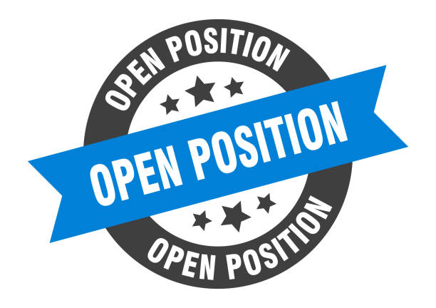Circle and banner with caption: "Open Position"