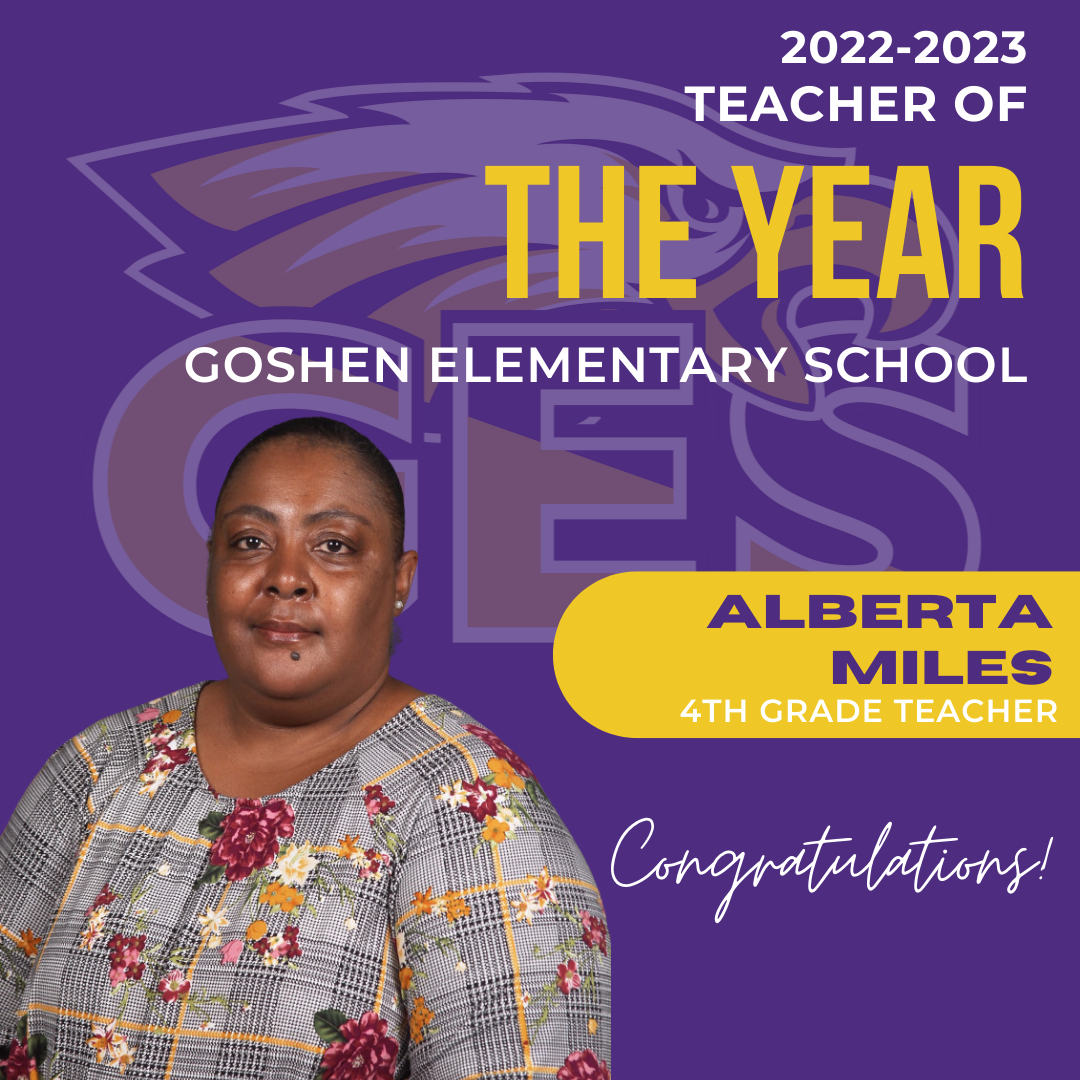 GES Teacher of the Year - Miles