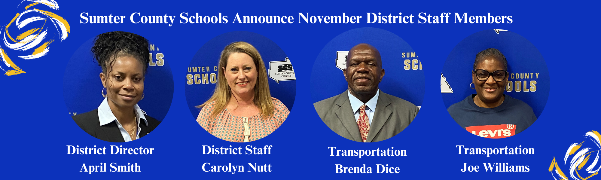 November 24  Employees of the Month