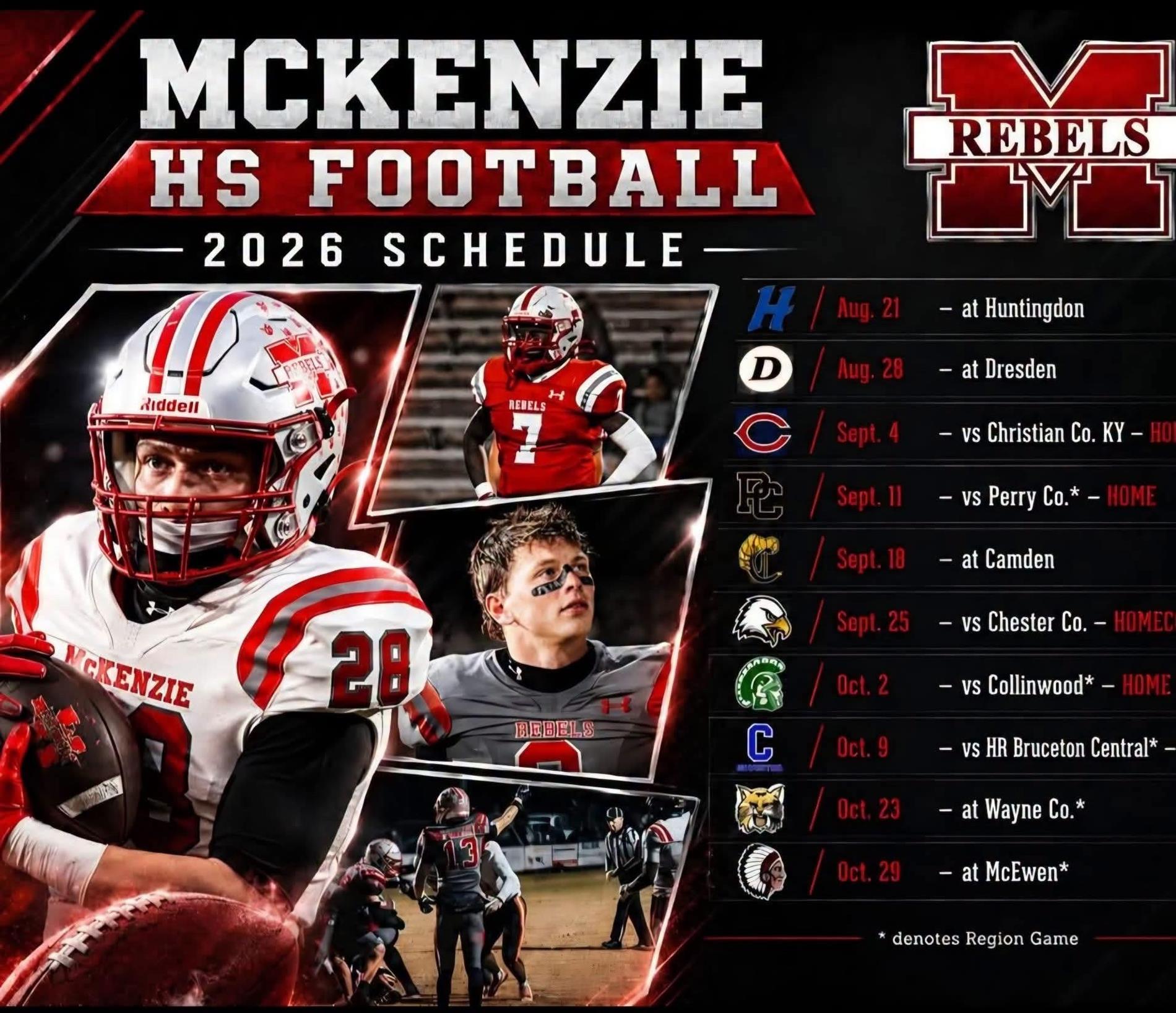 2026 Football Schedule