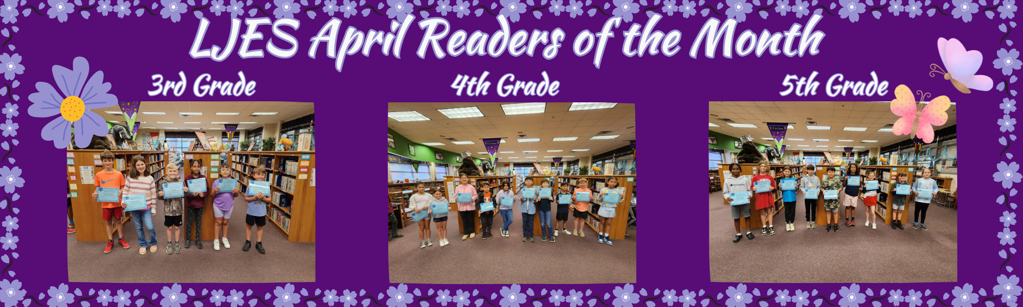 Readers of the month of April