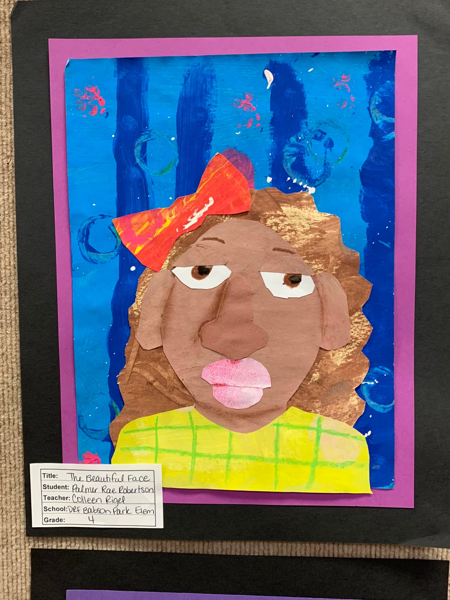 Student art show artwork.