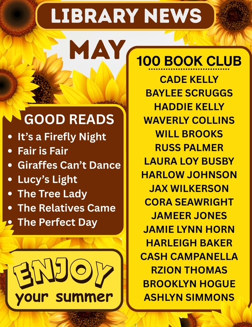 May Library Newsletter