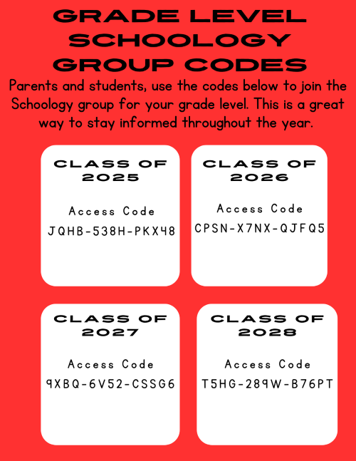 Schoology Group Codes