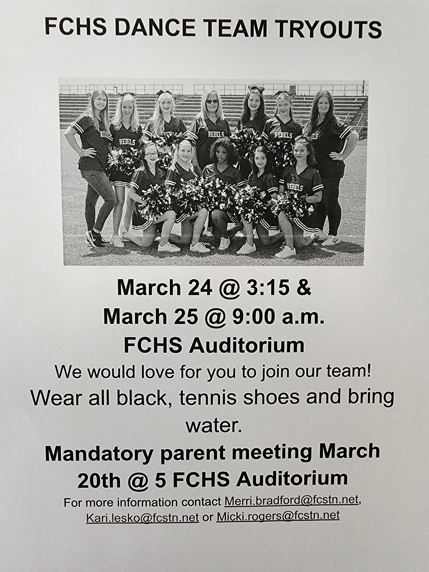 Dance team