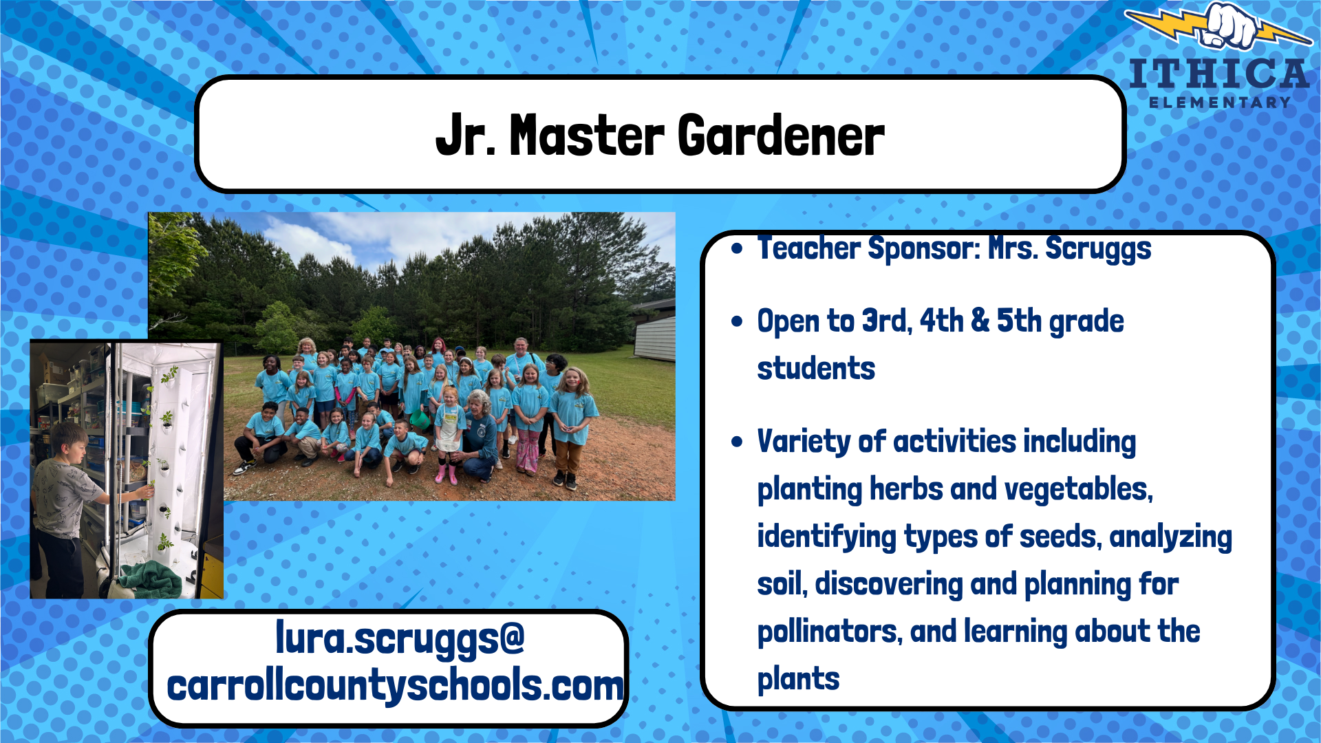 Jr Master Gardener Club Flyer