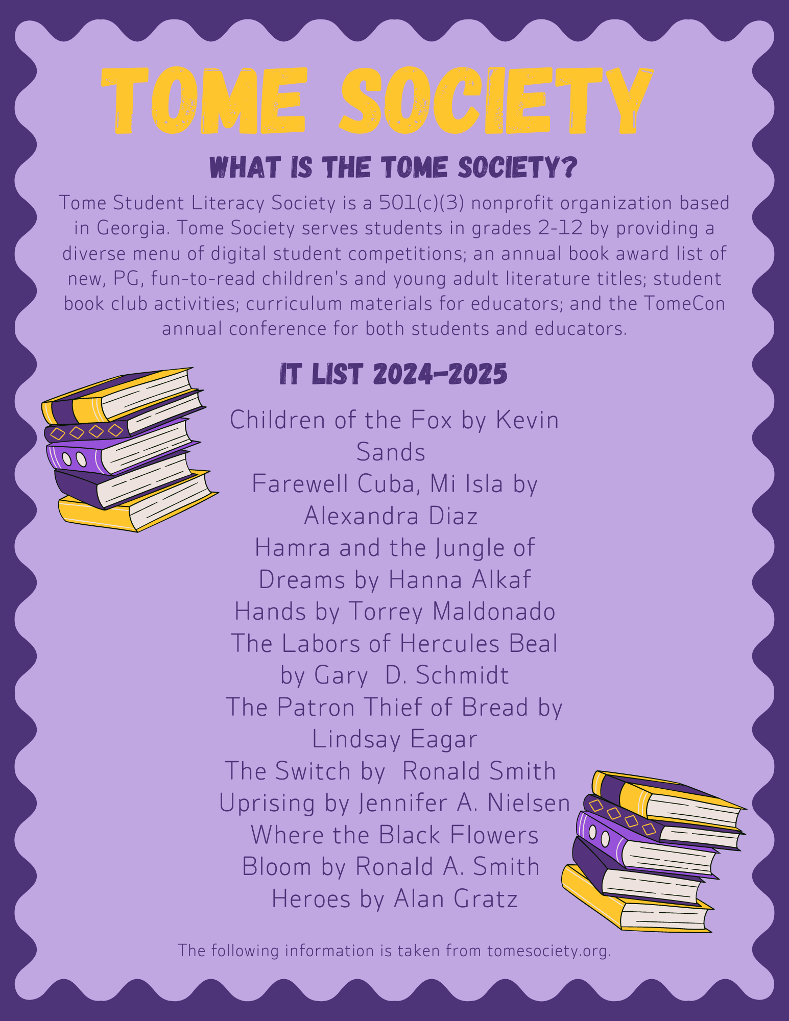 Tome Society Information