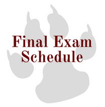 Final Exam Schedule