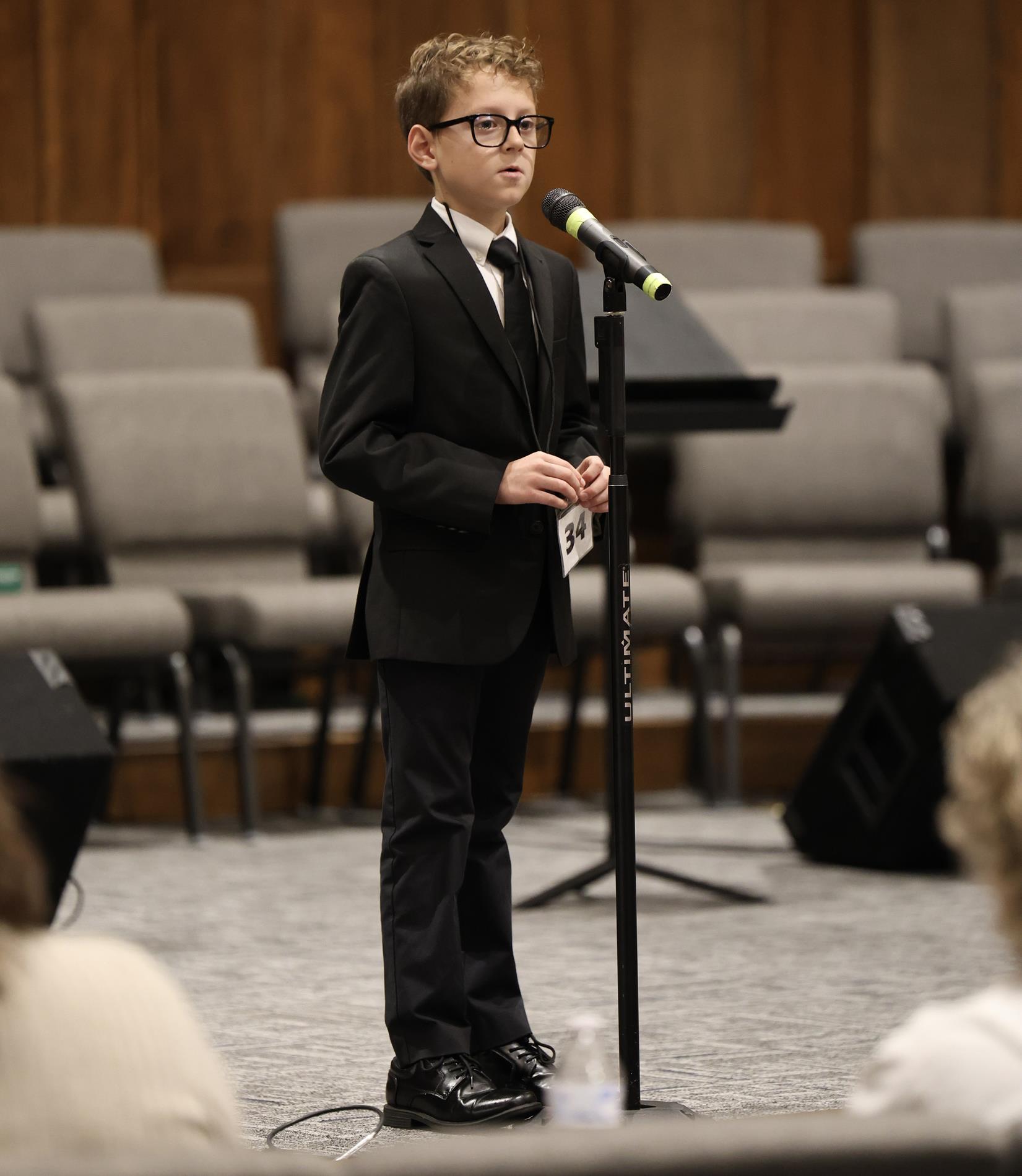 Student at Speech Meet