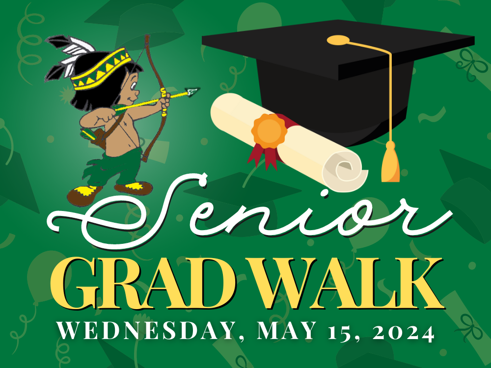 Senior Grad Walk · Wed. May 15 at LES