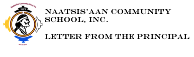 Letter from the Principal Letter from the Principal