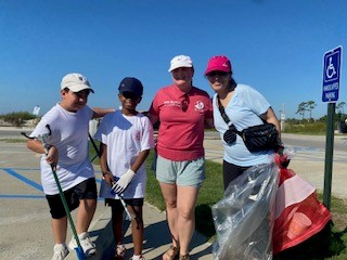 CTS Teachers assist in the clean-up effort!