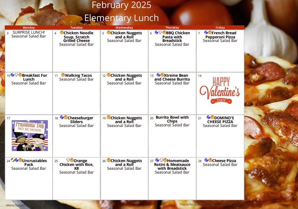 Lunch Menu