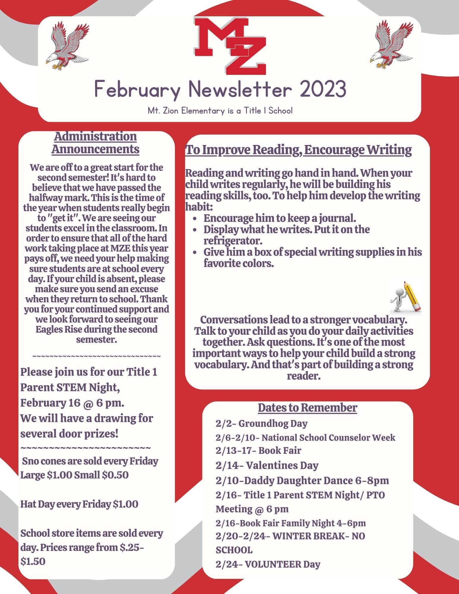 February Newsletter English