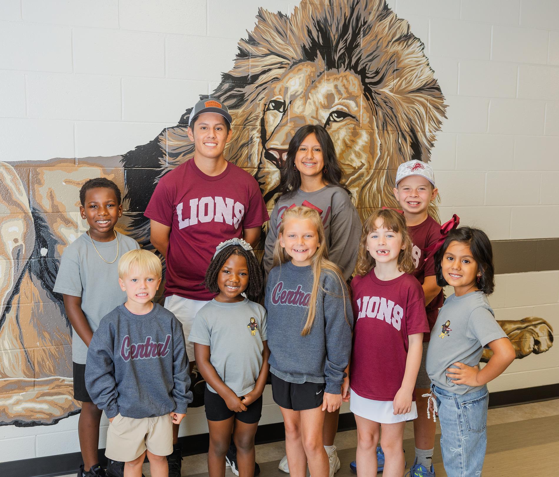 Central PTO 2026 Spirit Wear photo with CES students