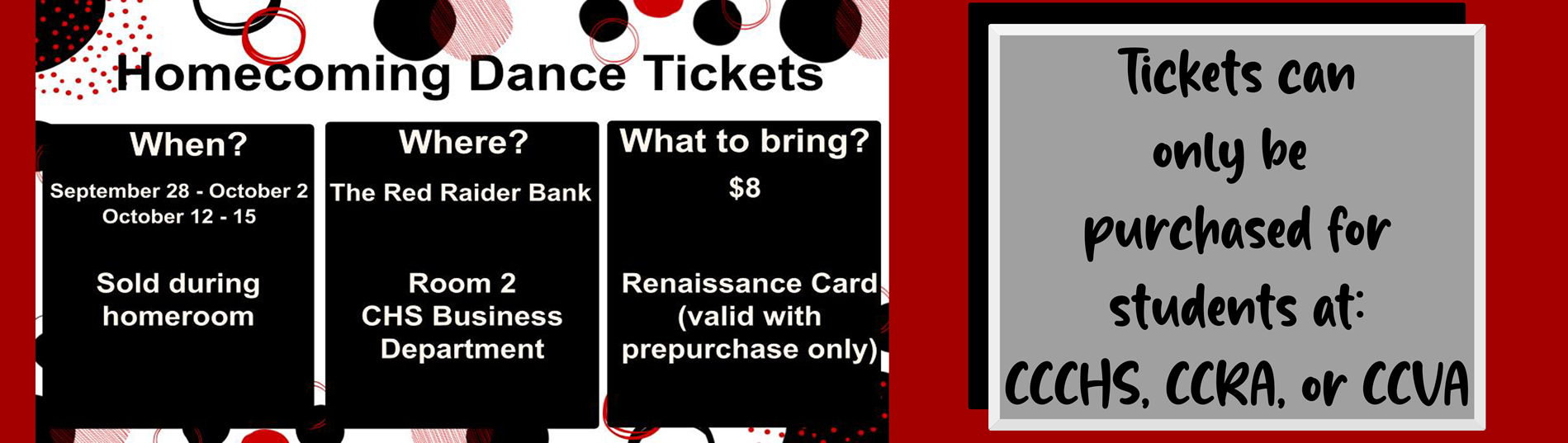 Homecoming Dance Information