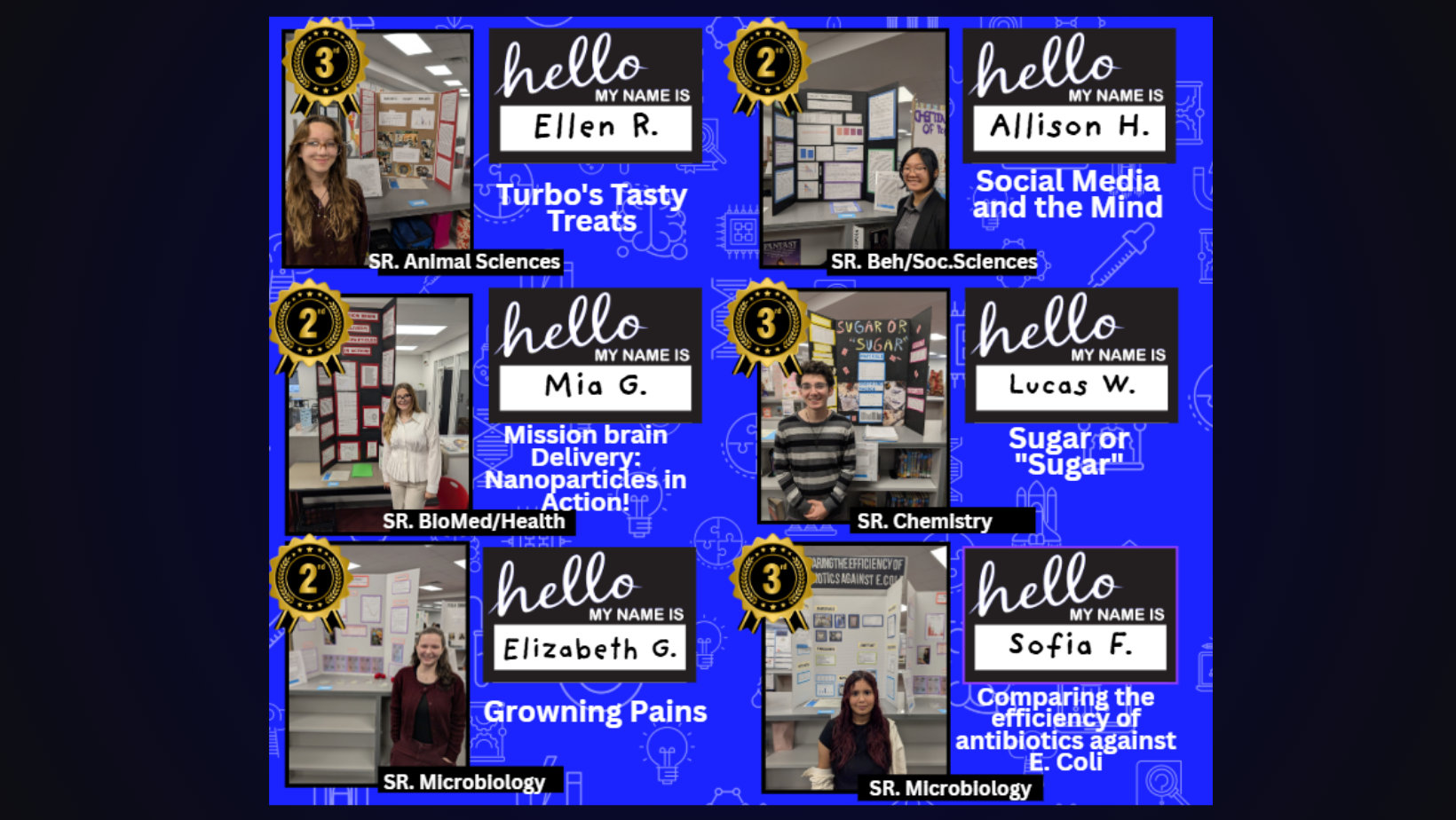 science fair awards slide 2