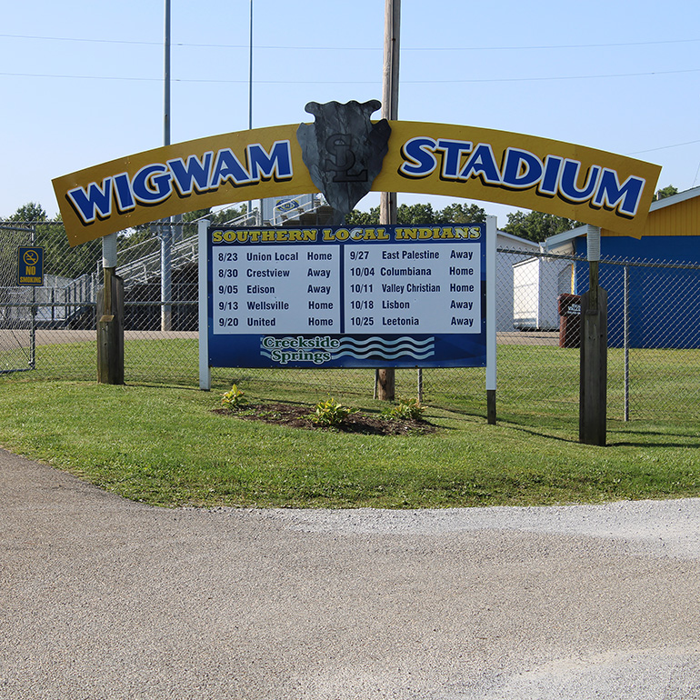 Wigwam sign