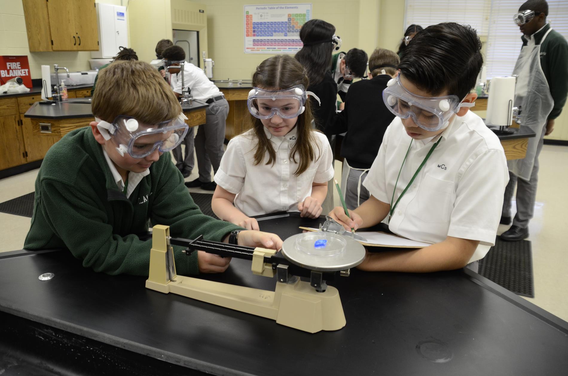 Students in Science Lab