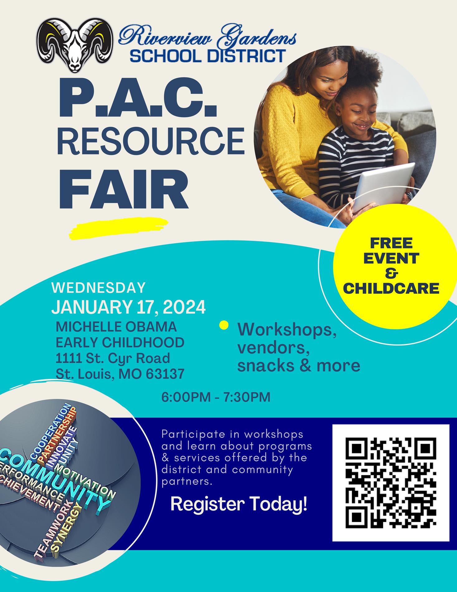 PAC Resource Fair 1-17-24
