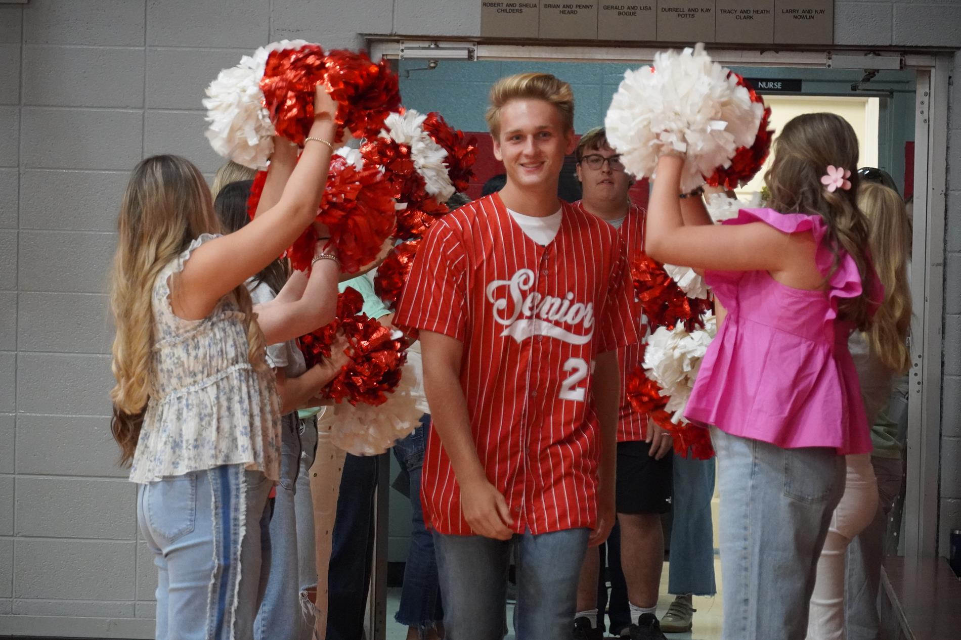 Senior Walking Out on First Day